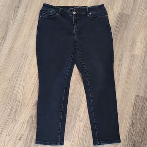 Chico's Dark Blue Skinny Jeans Size 2 Petite (Women's 12 Petite)
